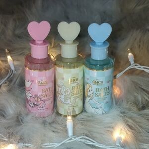 Bath Salts Set - Pink, Cream, Blue